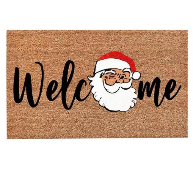 Santa Claus Bedroom Corridor Crystal Velvet Carpet