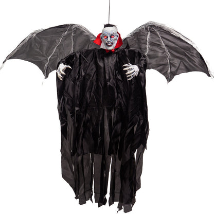 Big Bat Vampire Pendant Ornament Induction Luminous Atmosphere Props