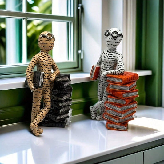 Synthetic Resin Reader Figurine Decoration