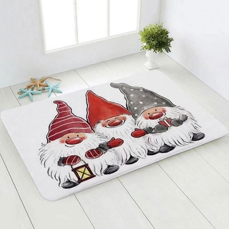 Santa Claus Bedroom Corridor Crystal Velvet Carpet