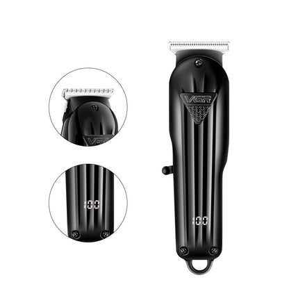 Digital Display Professional Oil Head Electric Clipper Men's Household Hair Clipper