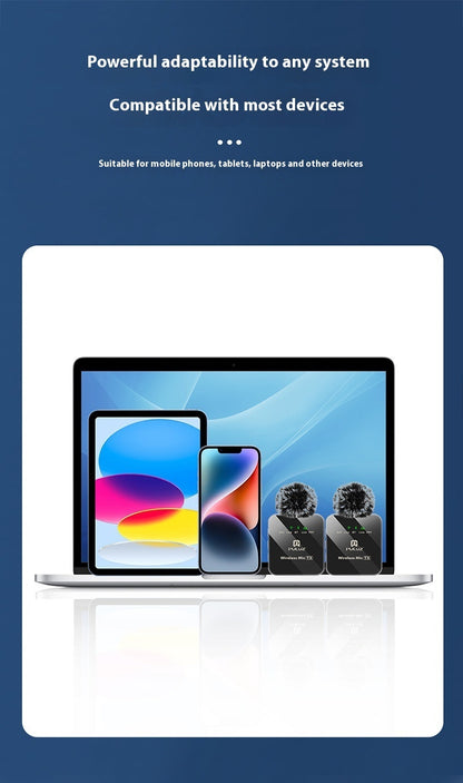 Wireless Neckline Clip Microphone Mouthpiece Outdoor