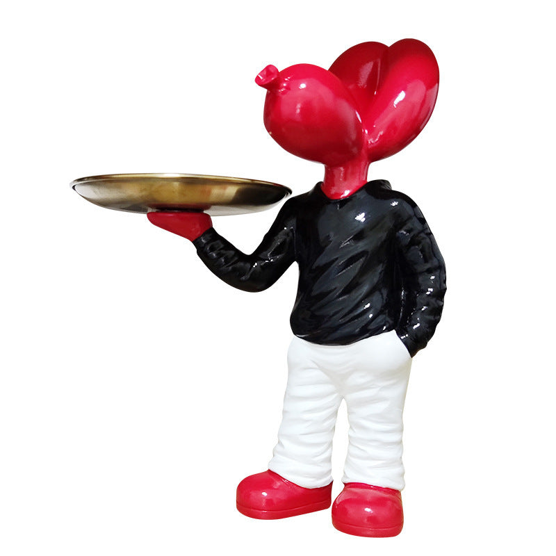 Dog Tray Modern Minimalist Creative Resin Ornaments