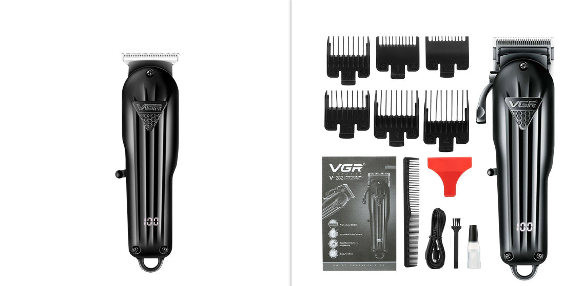 Digital Display Professional Oil Head Electric Clipper Men's Household Hair Clipper